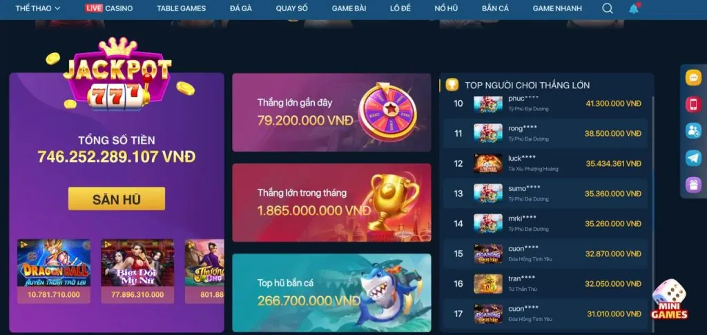 Nạp tiền và nhận thưởng mb88
